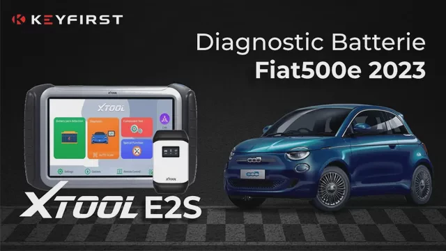 Диагностика батареи Fiat 500e 2023 — 100% электрический | Keyfirst